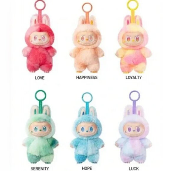 POP MART Labubu The Monsters Big Into Energy BIE - Hope - AUTHENTIC Blue Tie Dye - Picture 7 of 8